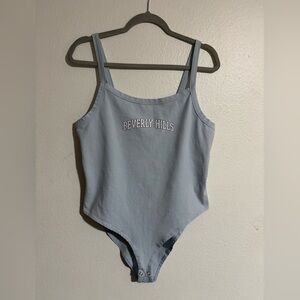 Forever 21 Light Blue Bodysuit